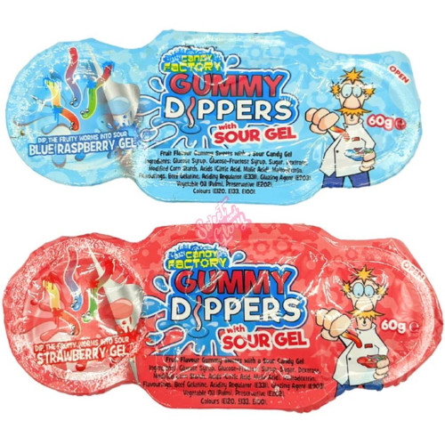 Crazy Candy Factory Gummy Dippers 60g - 12ct