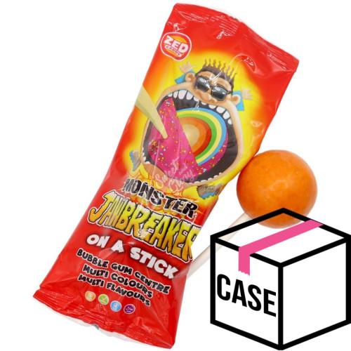 Zed Candy Monster Jawbreaker on a Stick 60g - Case