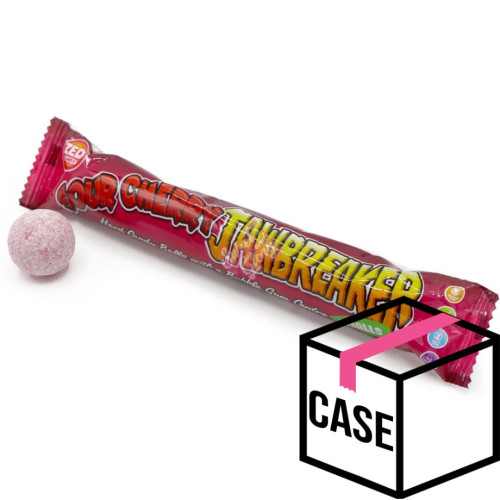 Zed Candy Sour Cherry Jawbreaker 6 Pack 49.5g - Case
