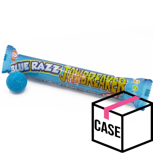Zed Candy Blue Razz Jawbreaker 6 Pack 49.5g - Case
