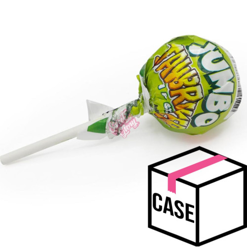 Zed Candy Sour Apple Jumbo Jawbreaker Pop 35g - Case