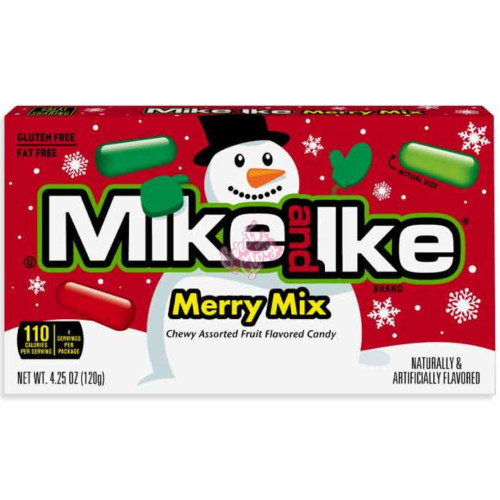 Mike & Ike Merry Mix 120g - 12ct