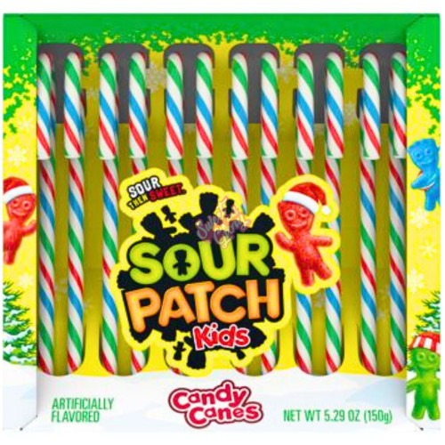 Sour Patch Candy Canes 150g - 24ct