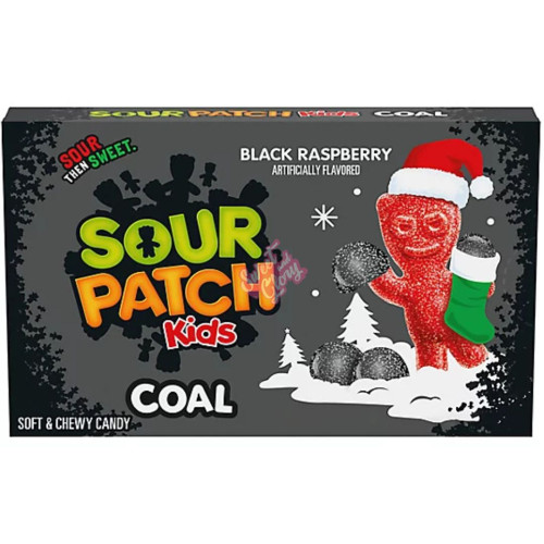 Sour Patch Kids Coal Theatre 88g - 12ct