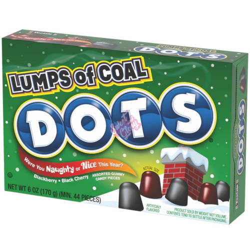 Dots Lumps of Coal 170g - 12ct