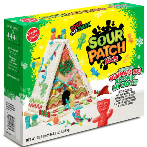 Sour Patch Kids Ultimate Ski Chalet Cookie Kit 1001g - THIS IS PALLET DELIVERY ONLY 7ct