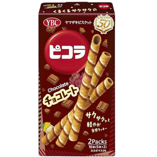 YBC Picola Roll Chocolate 24.5g - 10ct
