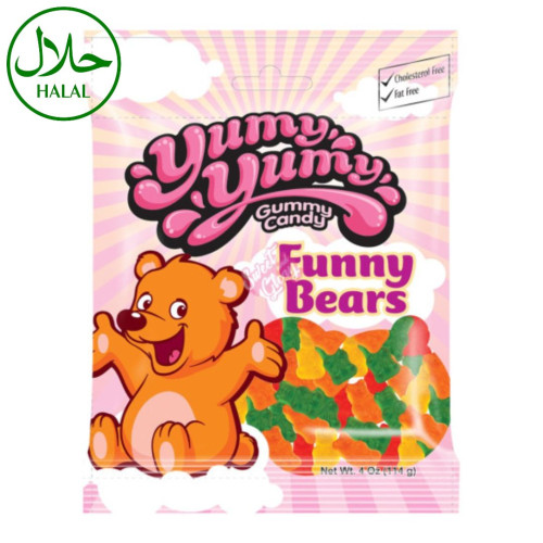 Yumy Yumy Funny Bears 113g - 12ct
