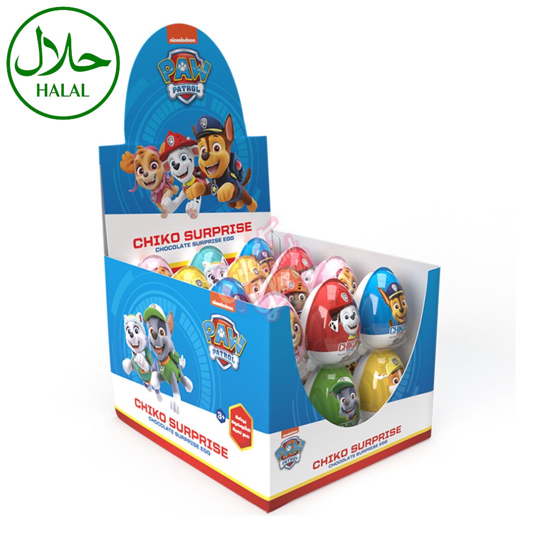 Paw patrol chocolate surprise eggs on sale