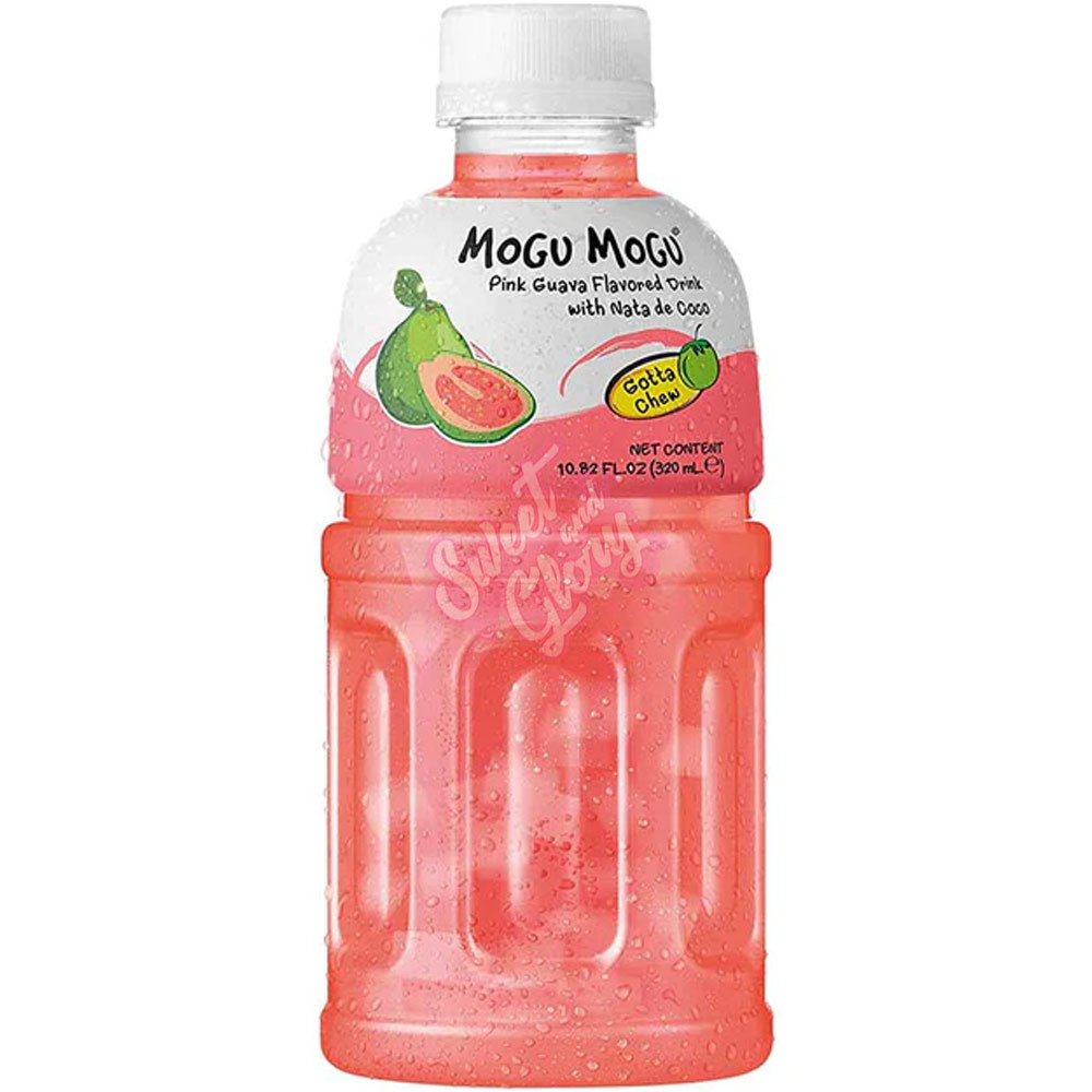 Sweet & Glory - Mogu Mogu Pink Guava with Nata de Coco 320ml - Case