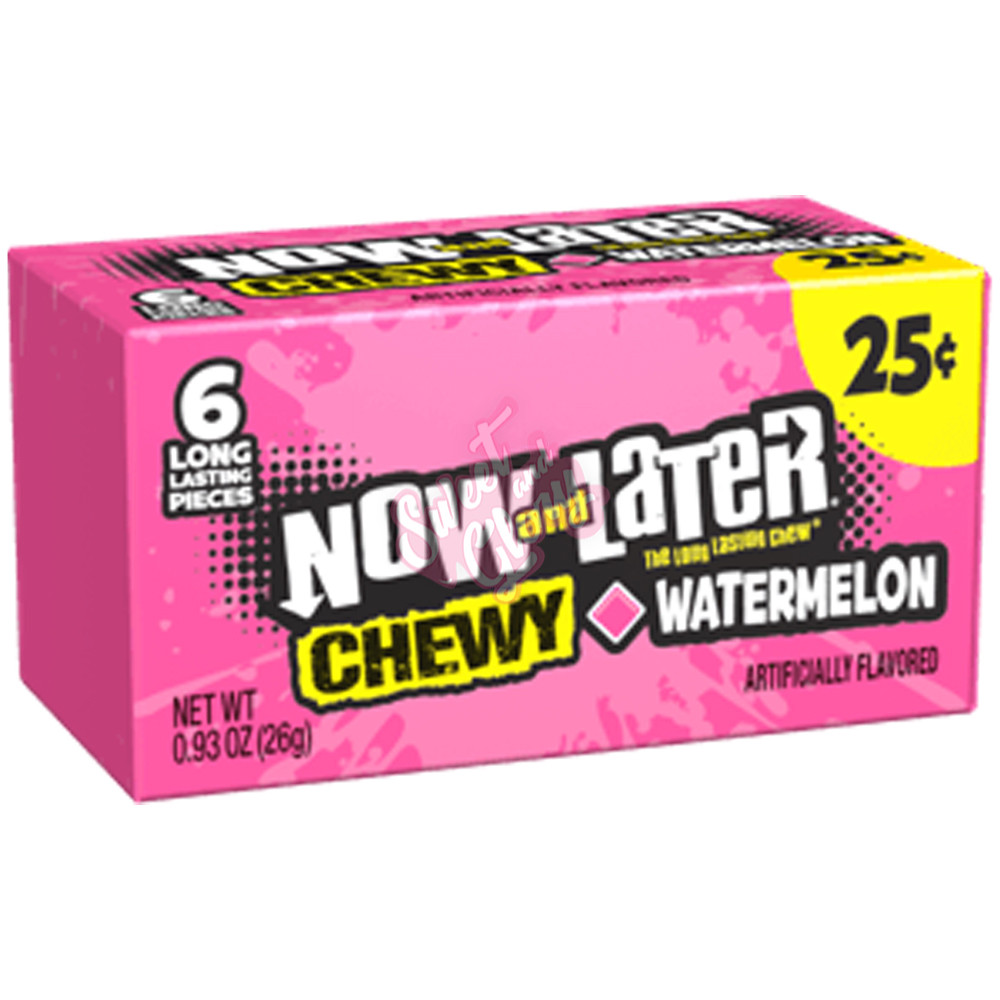 Sweet & Glory - Now & Later Chewy Watermelon 26g - Inner