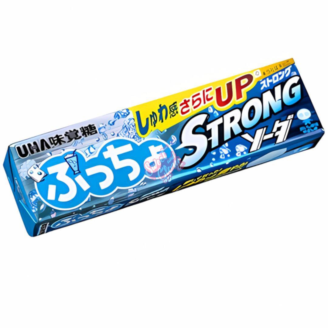 Sweet & Glory - UHA Puccho Chewy Candy Strong Soda (Japan) 50g - Inner